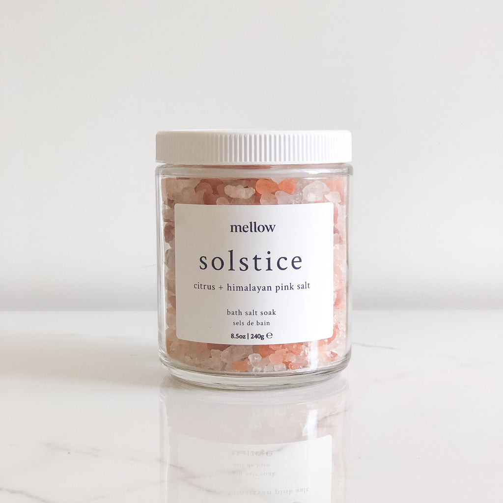 Solstice Pink Himalayan Salt Bath Soak