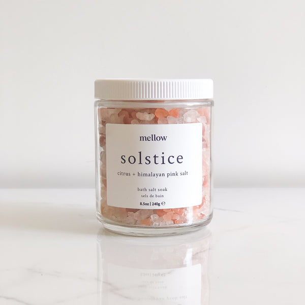 Solstice Pink Himalayan Salt Bath Soak
